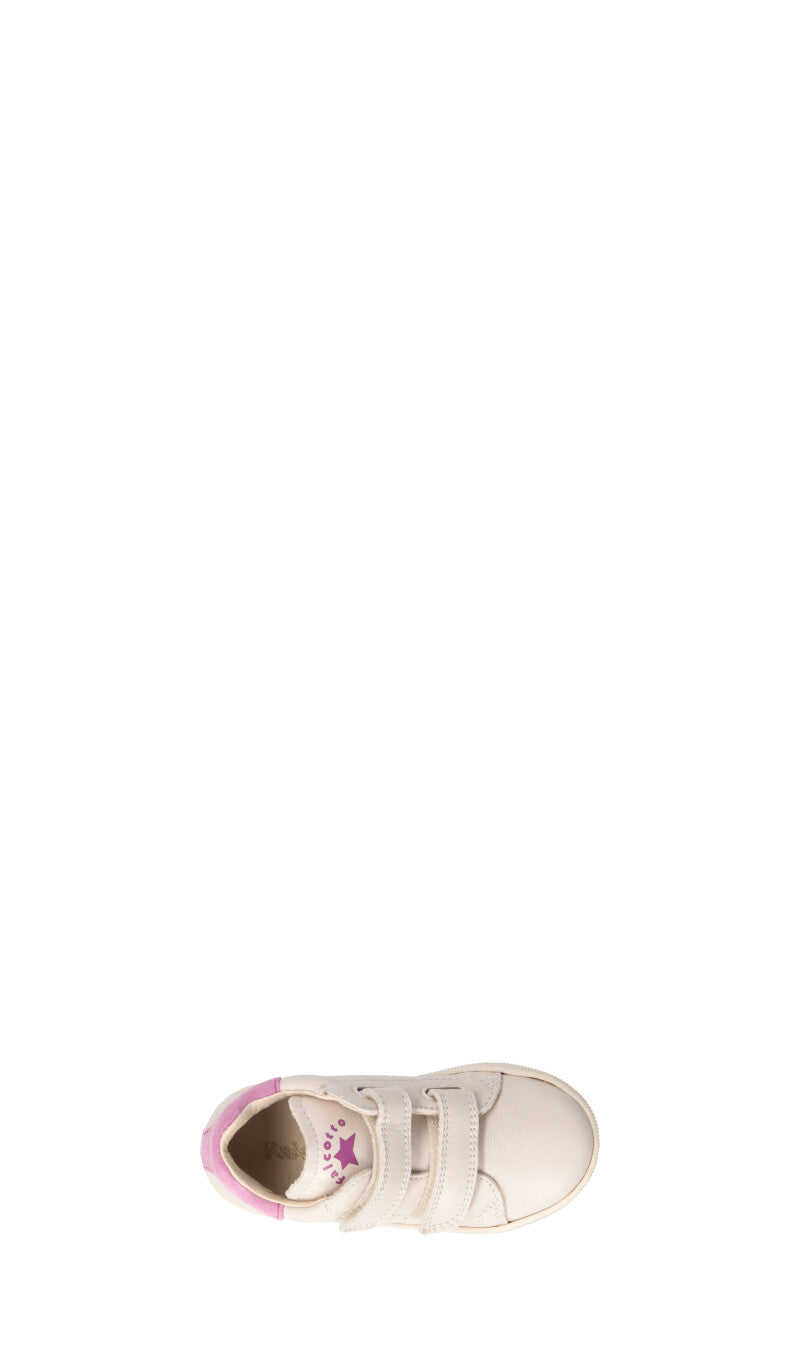 FALCOTTO Sneaker bimba bianca in pelle