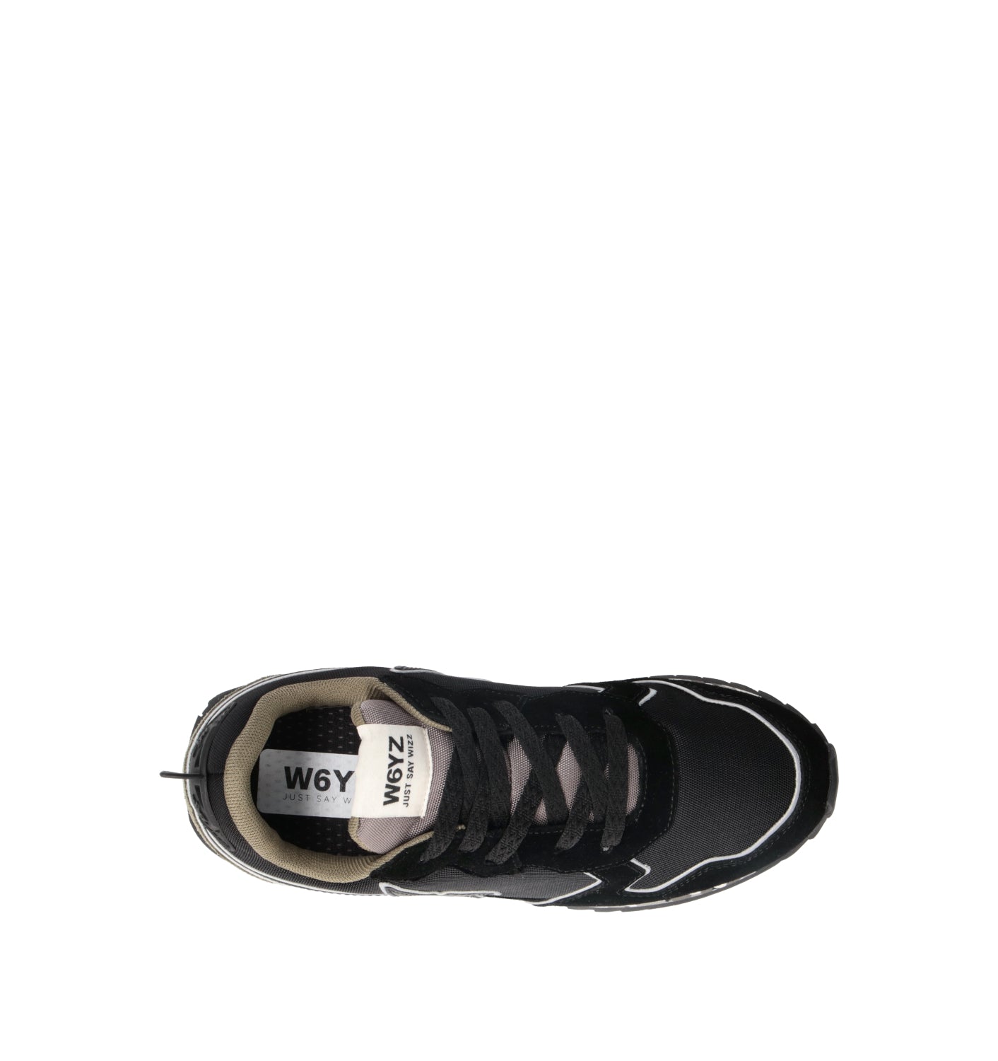 W6YZ Sneaker ragazzo nera
