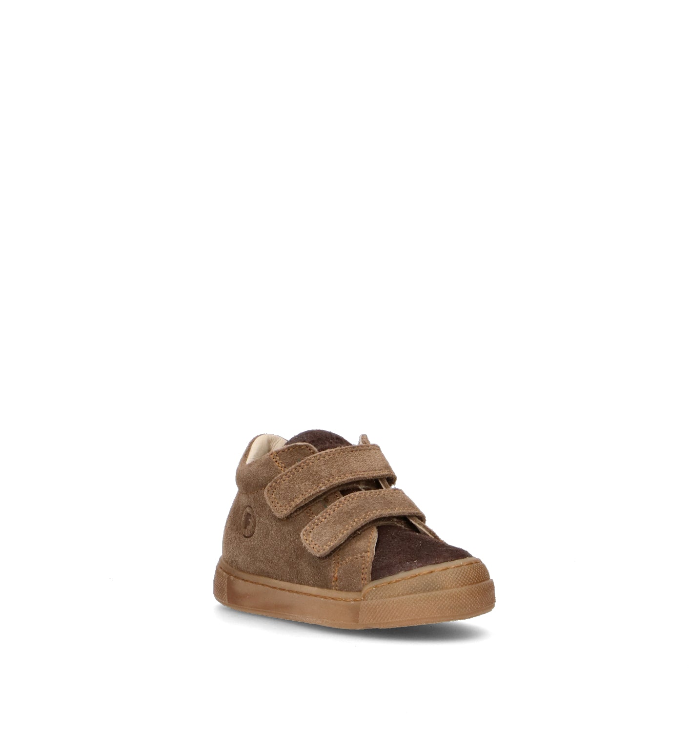 FALCOTTO Sneaker bimbo taupe in suede