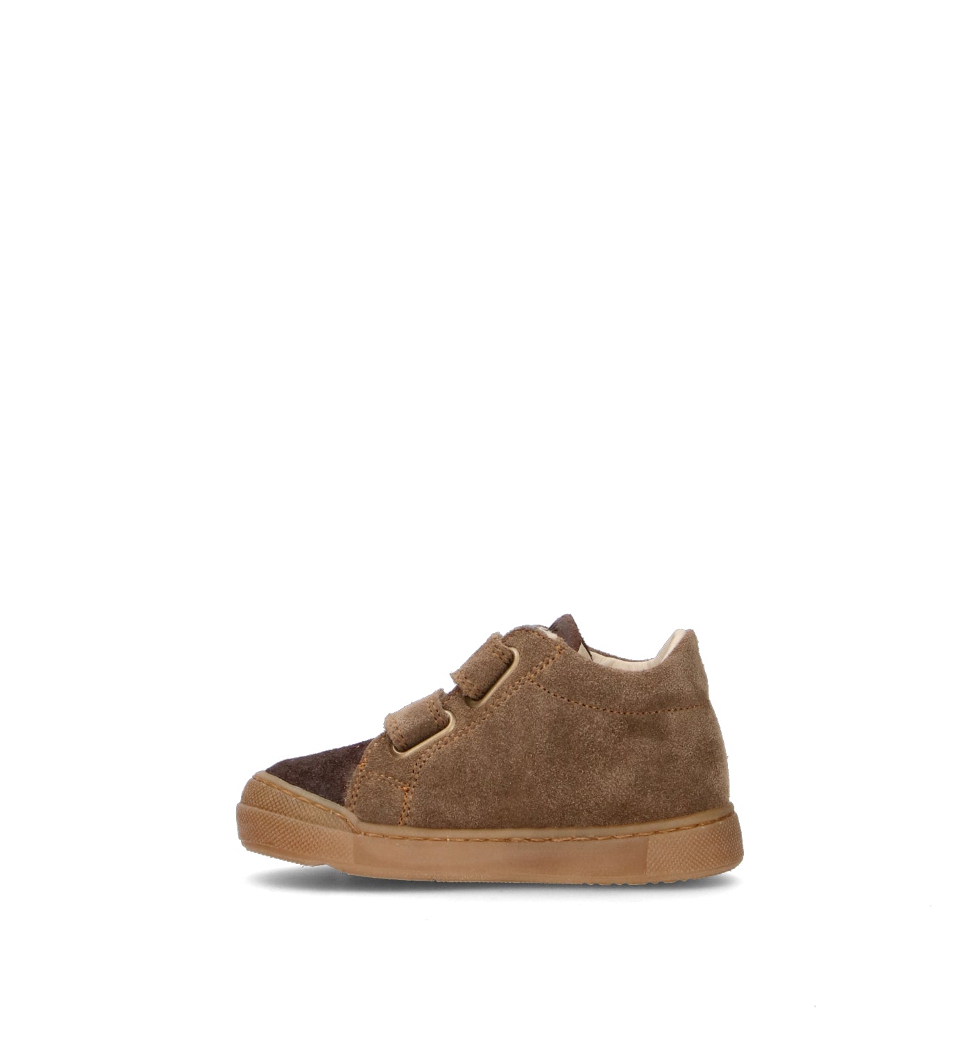 FALCOTTO Sneaker bimbo taupe in suede