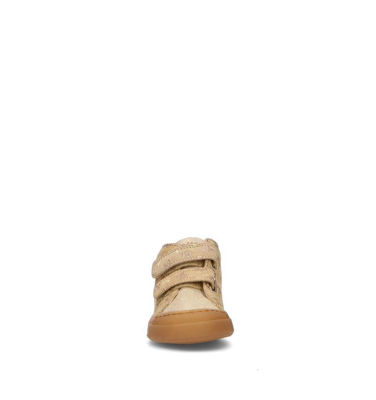 FALCOTTO Sneaker bimba beige in suede