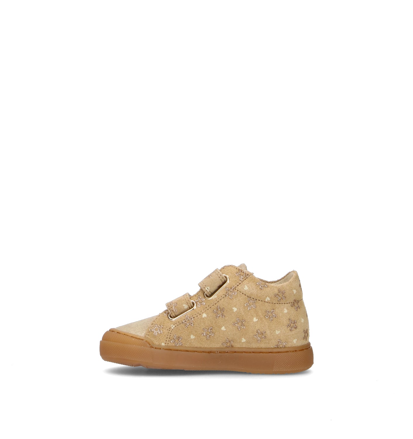 FALCOTTO Sneaker bimba beige in suede