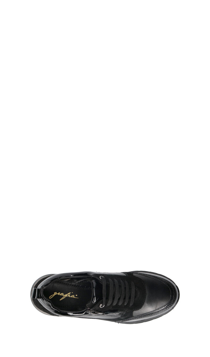 GRAFIA Sneaker donna nera in pelle