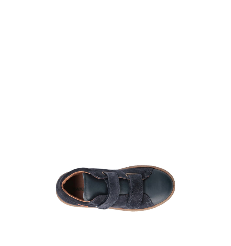 NATURINO Sneaker bimbo blu in suede
