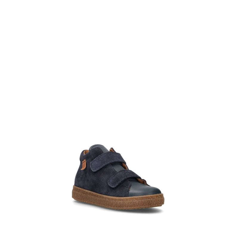 NATURINO Sneaker bimbo blu in suede