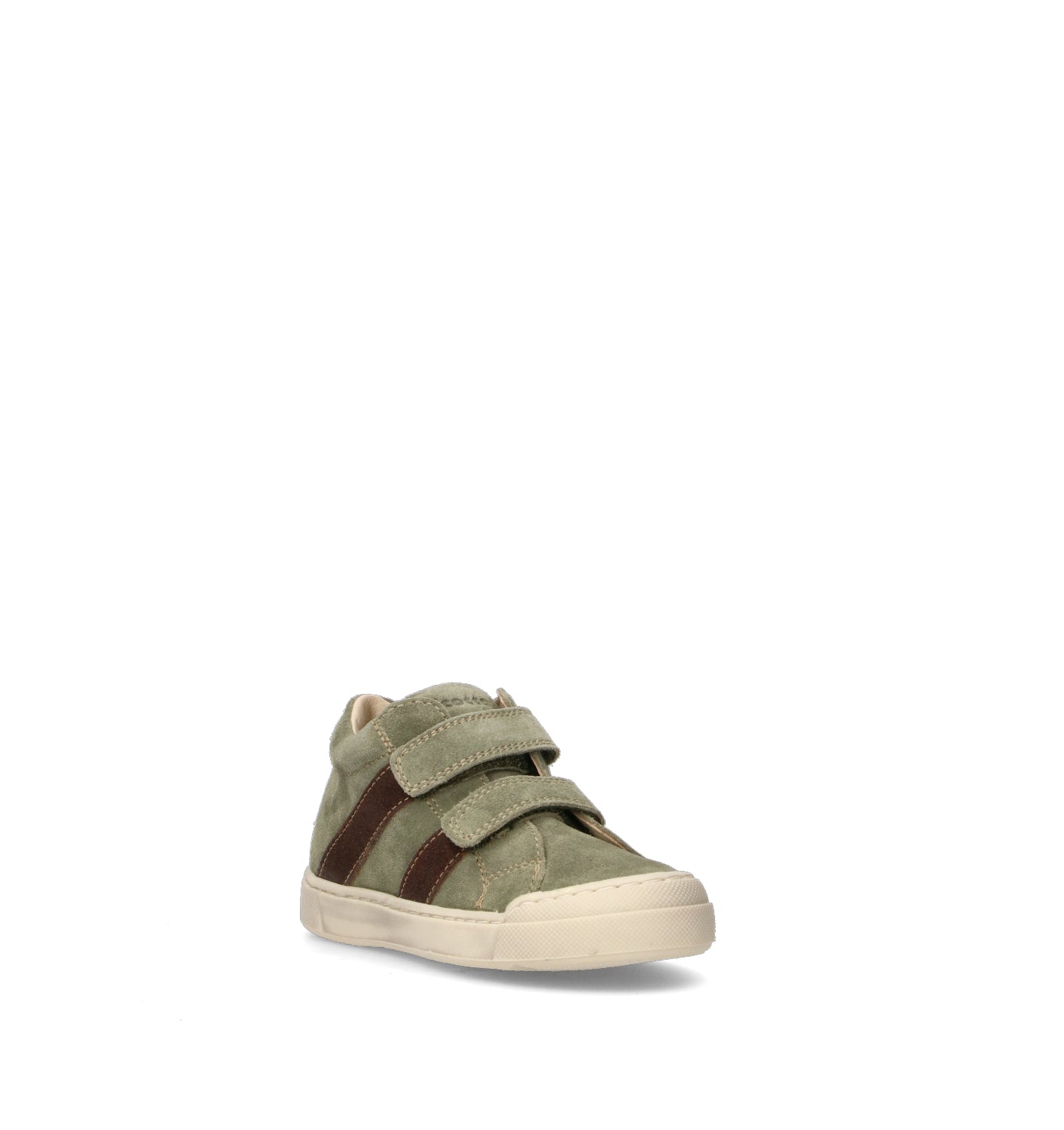 FALCOTTO Sneaker bimbo verde in suede