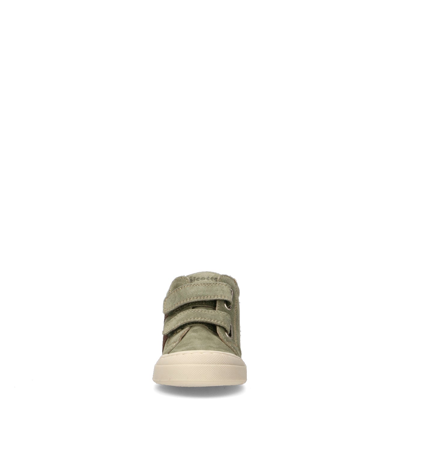 FALCOTTO Sneaker bimbo verde in suede