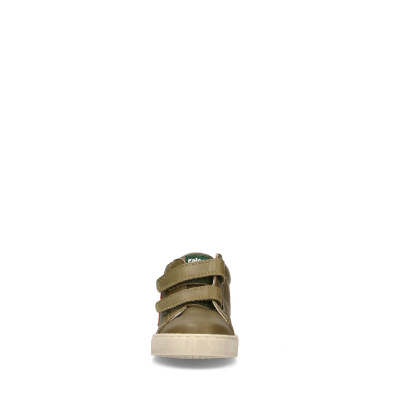 FALCOTTO Sneaker bimbo verde in pelle