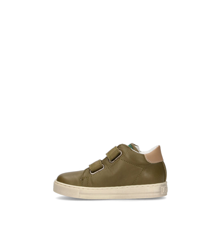 FALCOTTO Sneaker bimbo verde in pelle