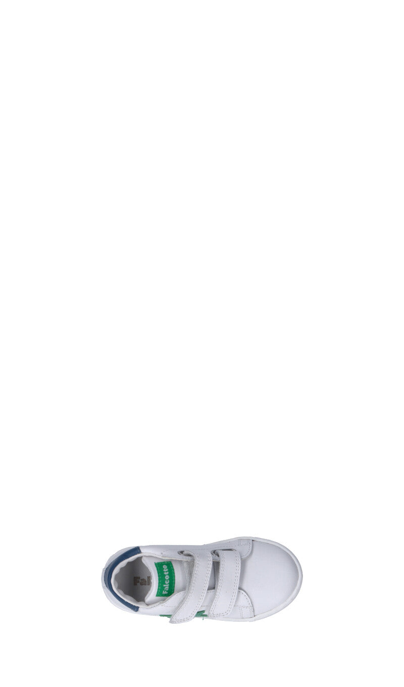 FALCOTTO Sneaker bimbo bianca in pelle