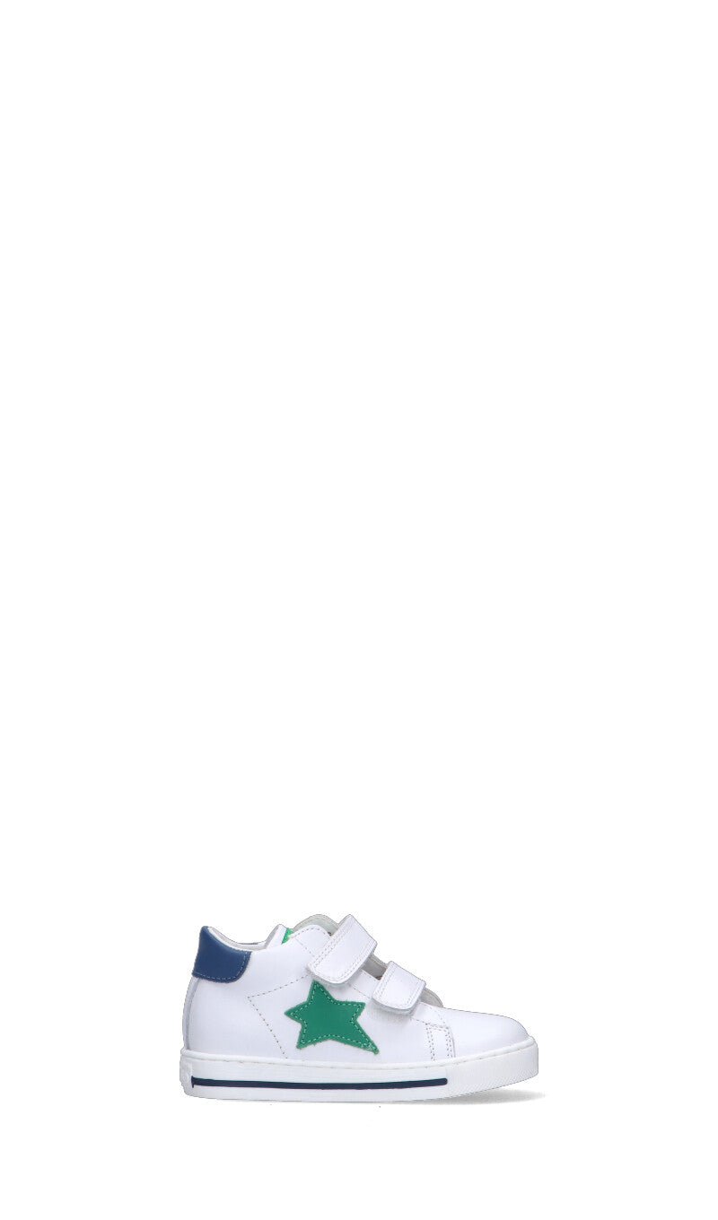 FALCOTTO Sneaker bimbo bianca in pelle