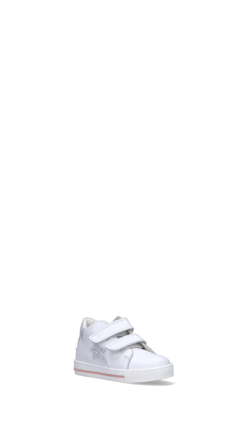 FALCOTTO Sneaker bimba bianca in pelle