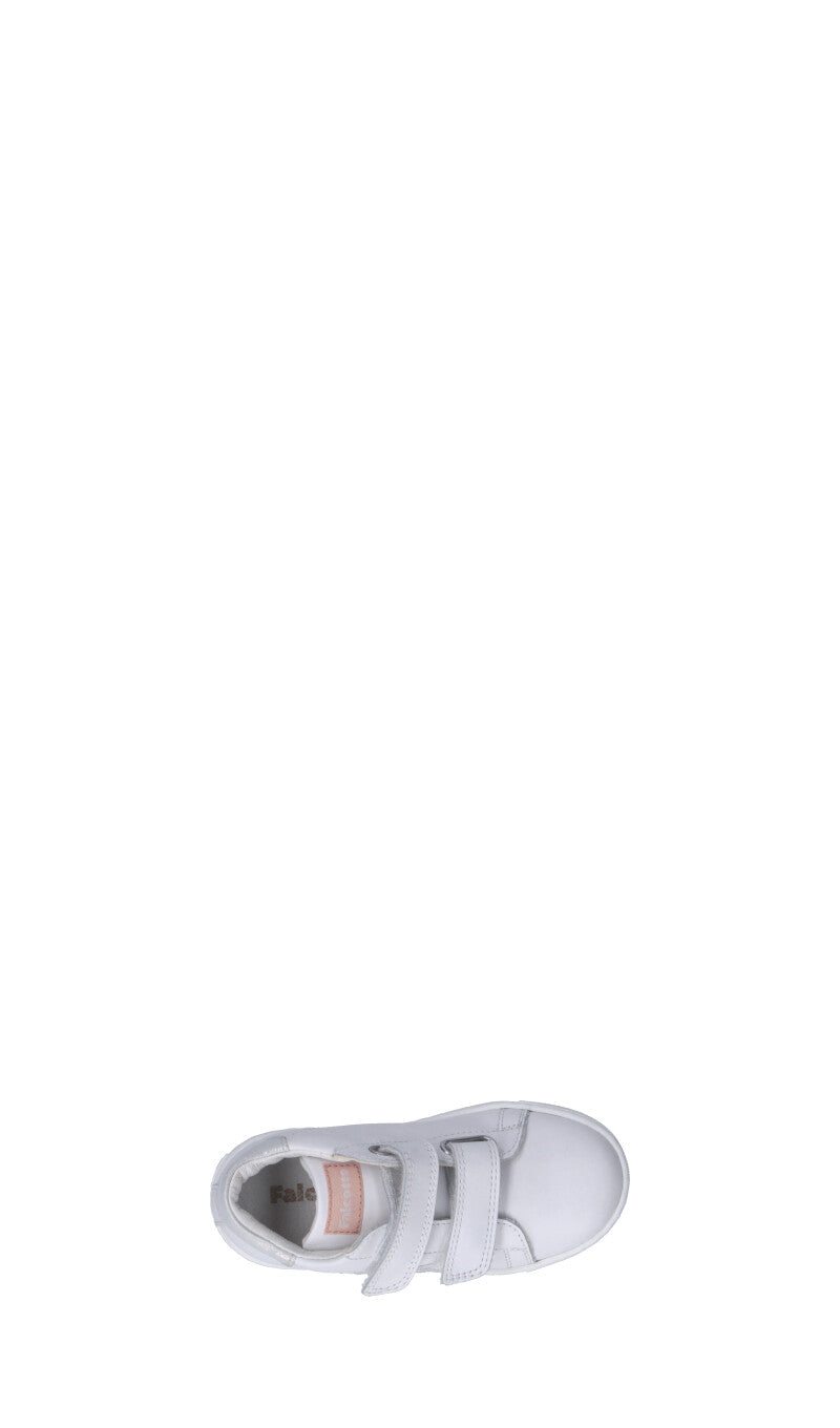 FALCOTTO Sneaker bimba bianca in pelle