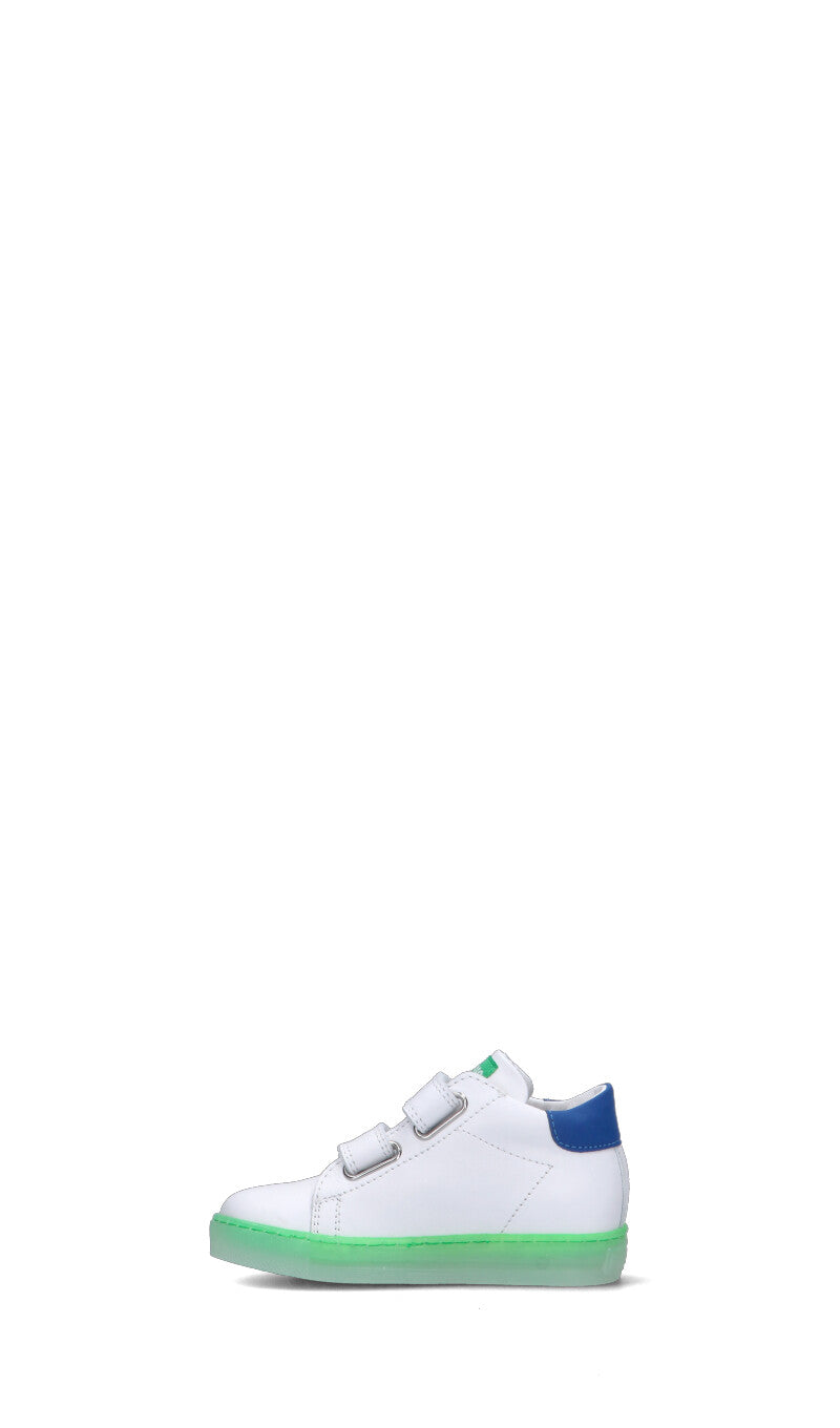 FALCOTTO Sneaker bimbo bianca in pelle