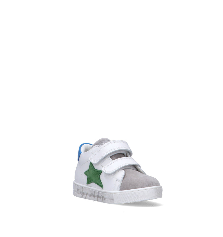 FALCOTTO Sneaker bimbo bianca in pelle