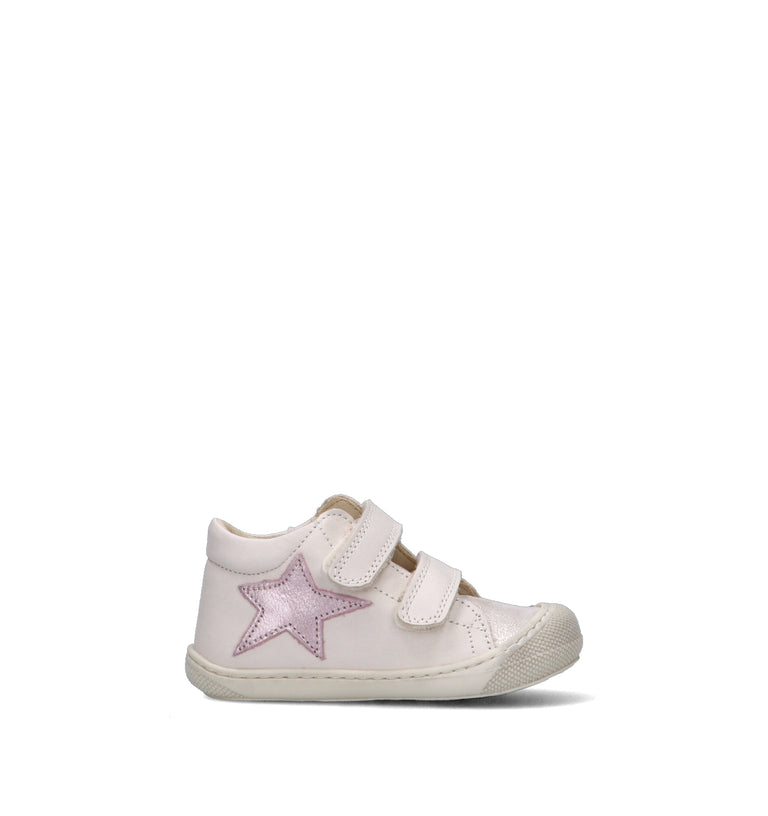 NATURINO Sneaker bimba panna in pelle