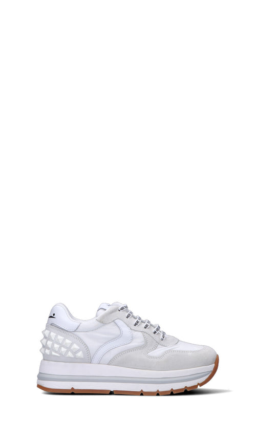 VOILE BLANCHE Sneaker donna bianca in pelle
