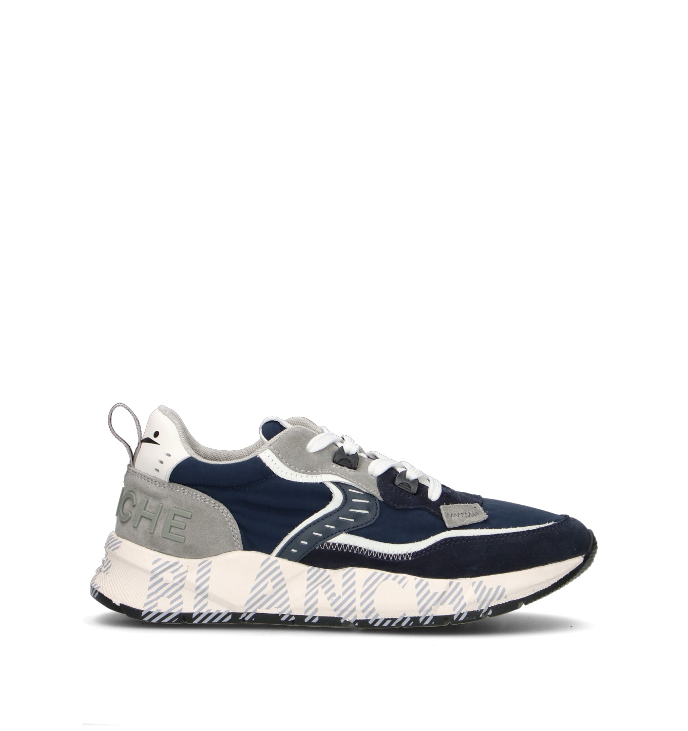 VOILE BLANCHE Sneaker uomo blu/grigia