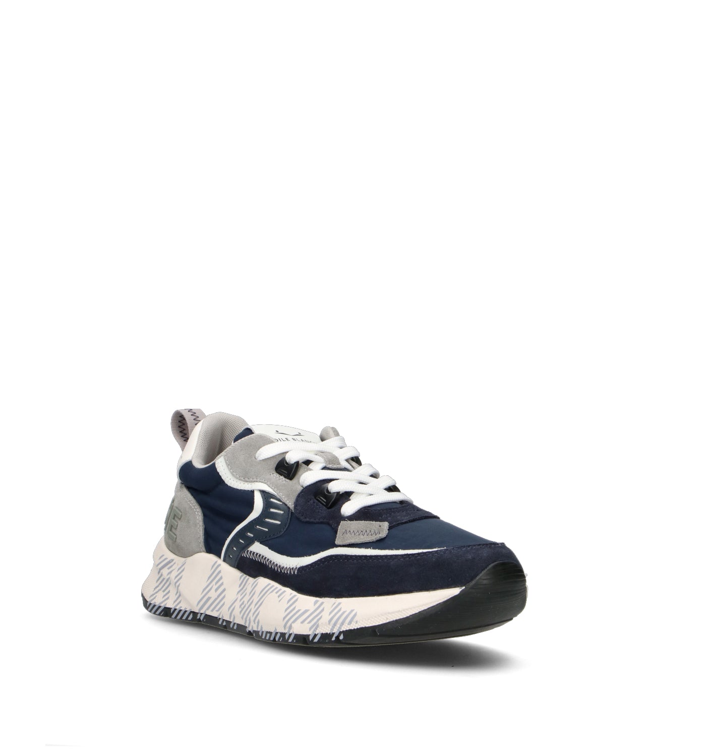 VOILE BLANCHE Sneaker uomo blu/grigia