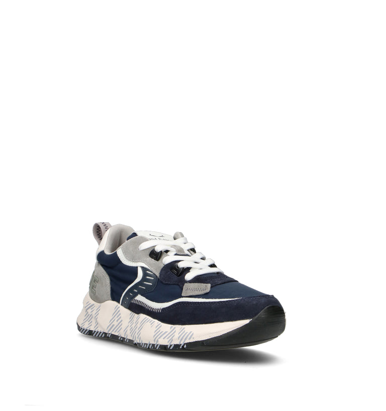 VOILE BLANCHE Sneaker uomo blu/grigia