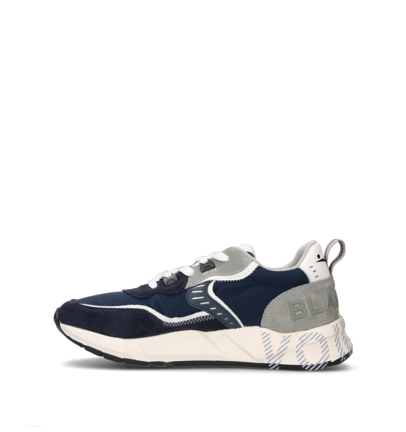 VOILE BLANCHE Sneaker uomo blu/grigia