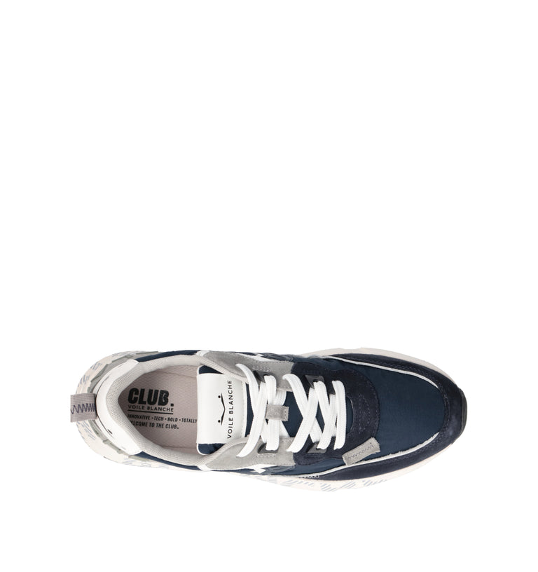 VOILE BLANCHE Sneaker uomo blu/grigia