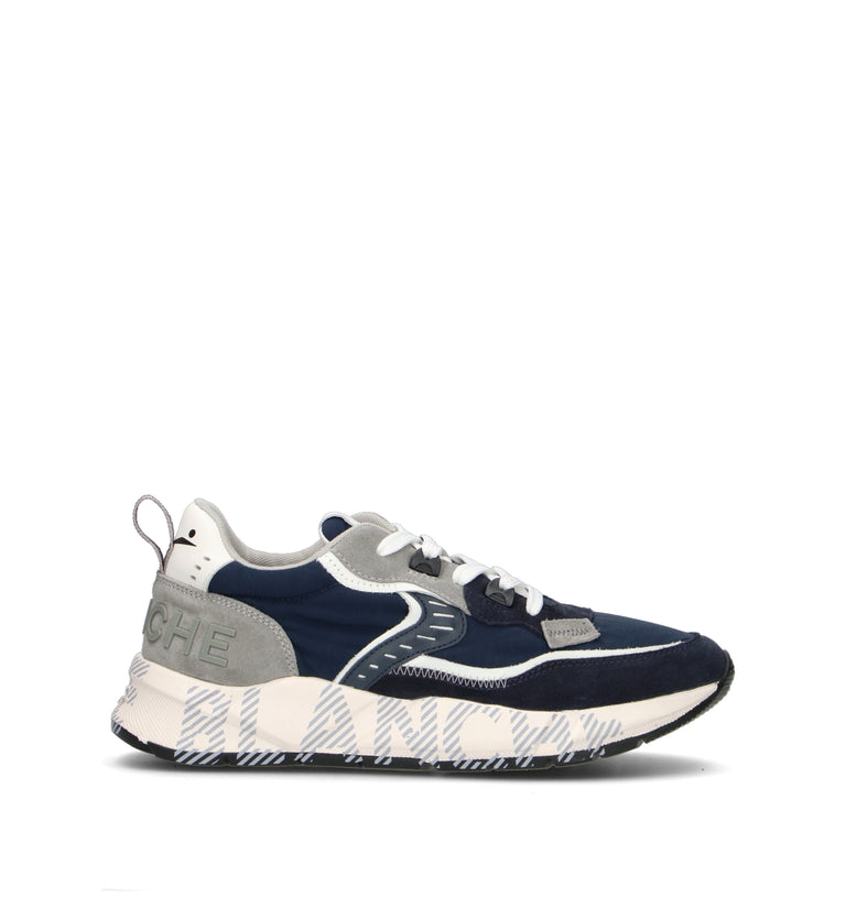 VOILE BLANCHE Sneaker uomo blu/grigia