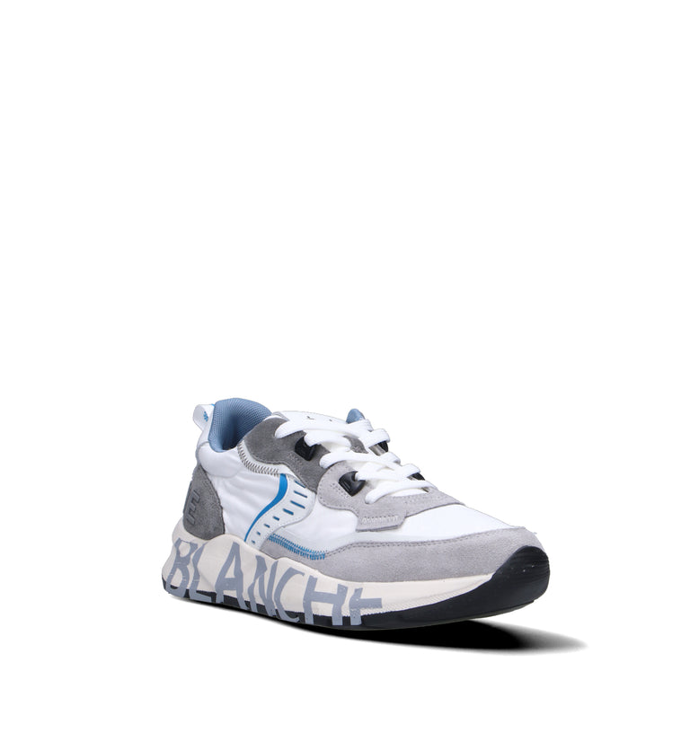 VOILE BLANCHE Sneaker uomo bianca/grigia