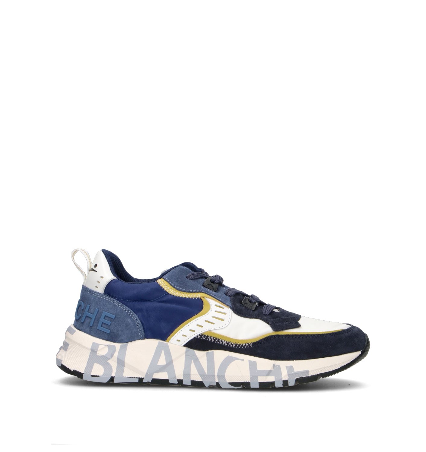VOILE BLANCHE Sneaker uomo blu/bianca