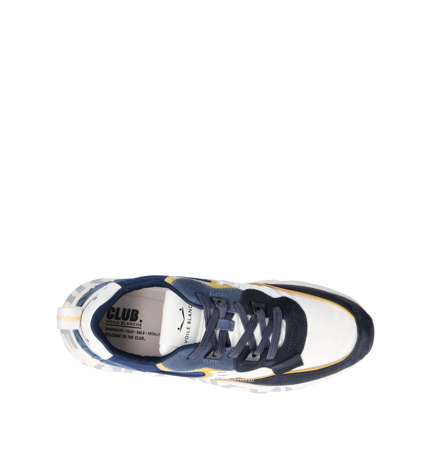 VOILE BLANCHE Sneaker uomo blu/bianca