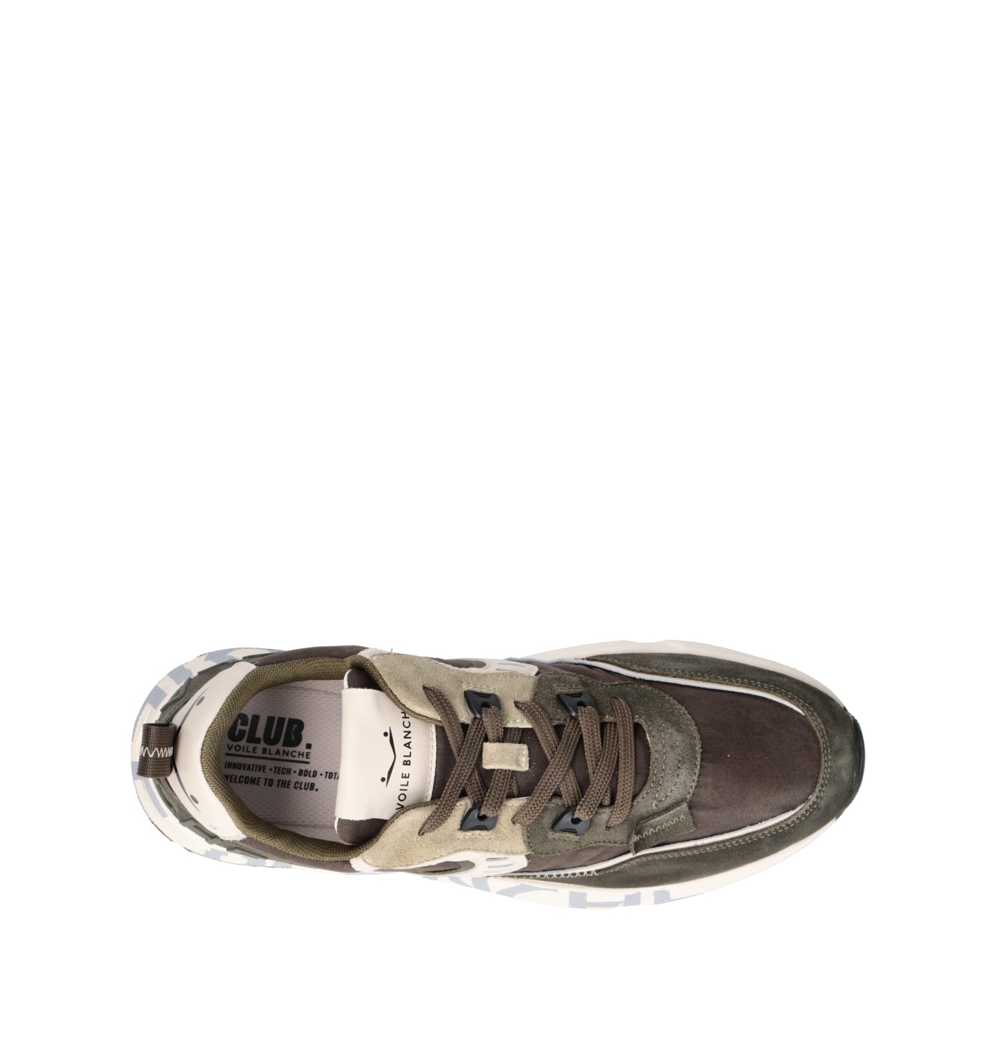 VOILE BLANCHE Sneaker uomo militare