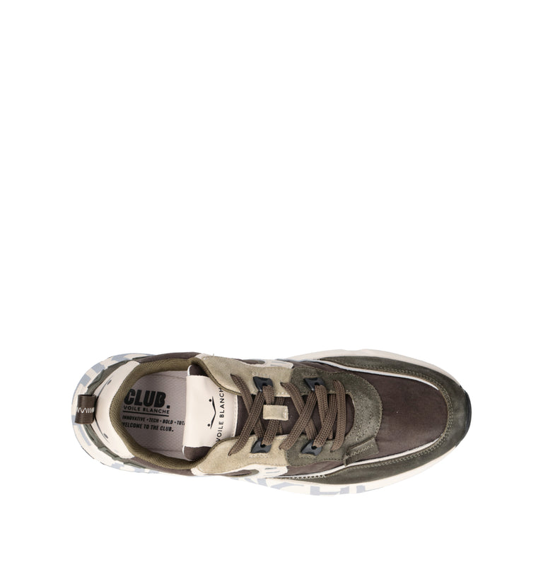 VOILE BLANCHE Sneaker uomo militare