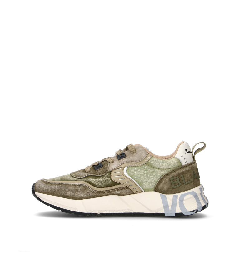 VOILE BLANCHE Sneaker uomo army green