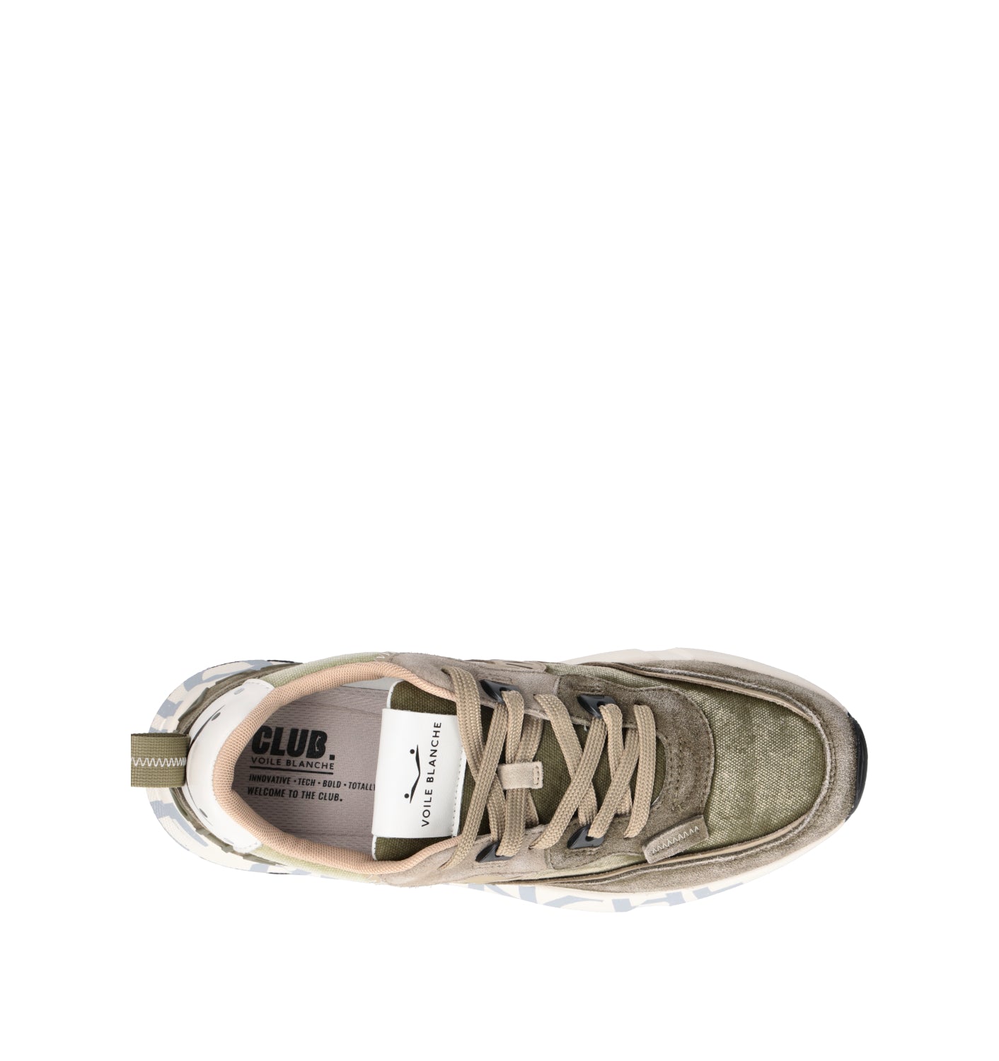 VOILE BLANCHE Sneaker uomo army green