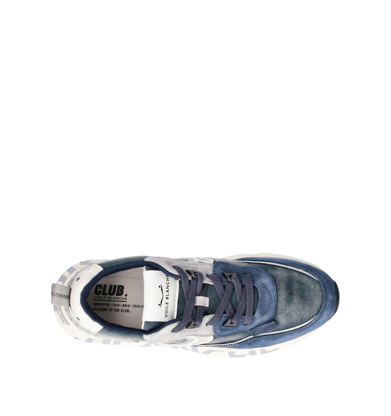 VOILE BLANCHE Sneaker uomo blu