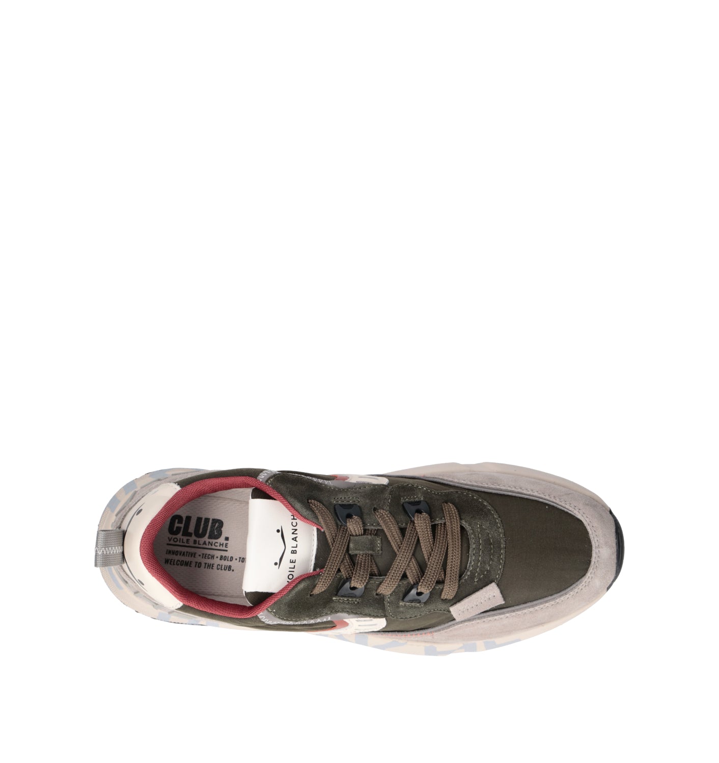 VOILE BLANCHE Sneaker uomo militare