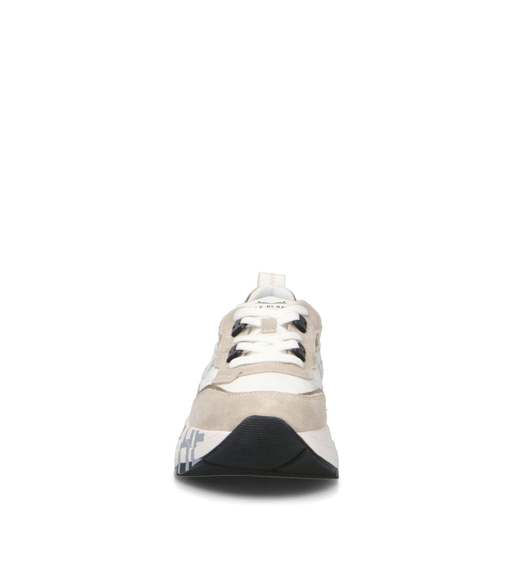 VOILE BLANCHE Sneaker donna bianca/beige