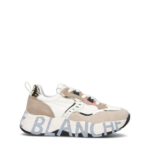 VOILE BLANCHE Sneaker donna bianca/beige