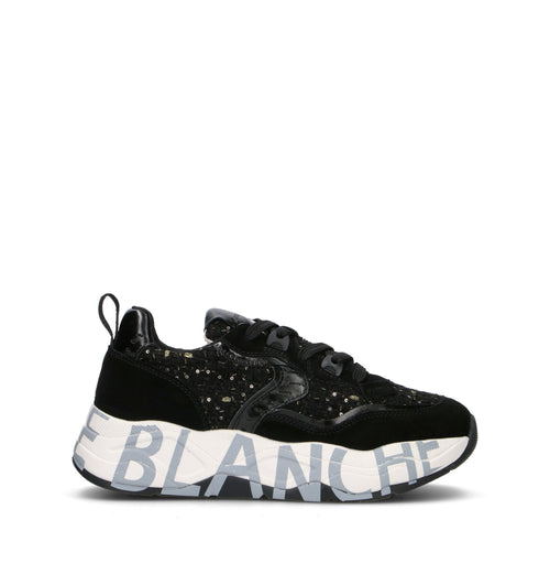 VOILE BLANCHE Sneaker donna nera
