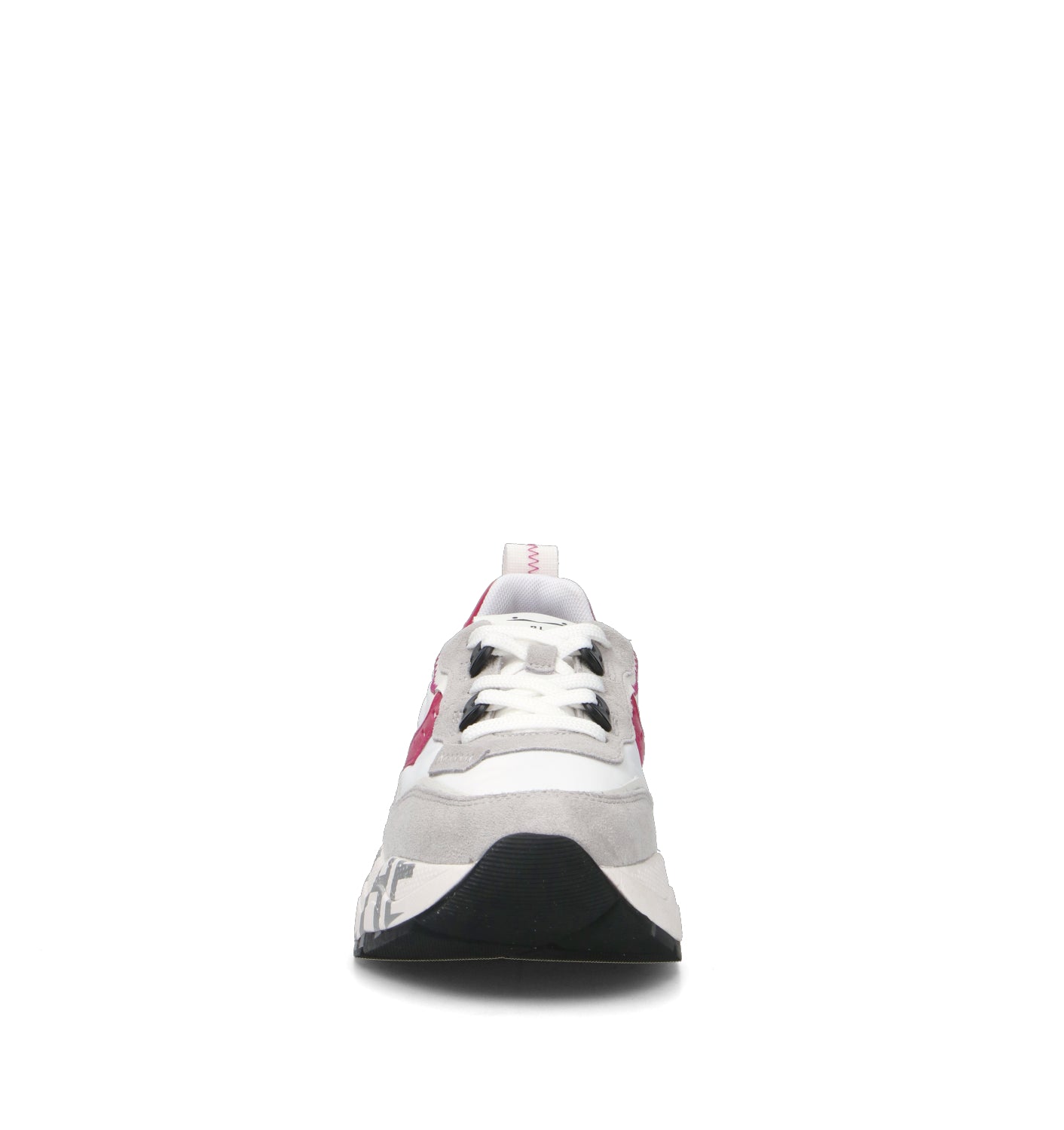 VOILE BLANCHE Sneaker donna bianca/fucsia