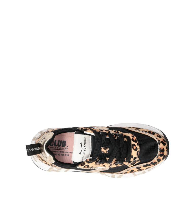 VOILE BLANCHE Sneaker donna leopardata