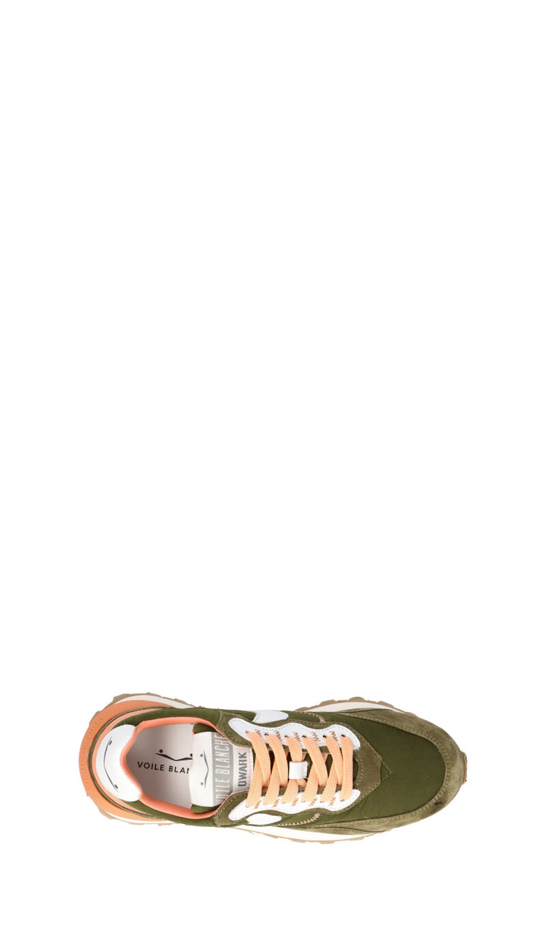 VOILE BLANCHE Sneaker donna verde/rosa in suede
