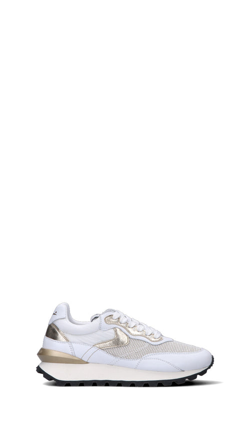 VOILE BLANCHE Sneaker donna bianca/oro