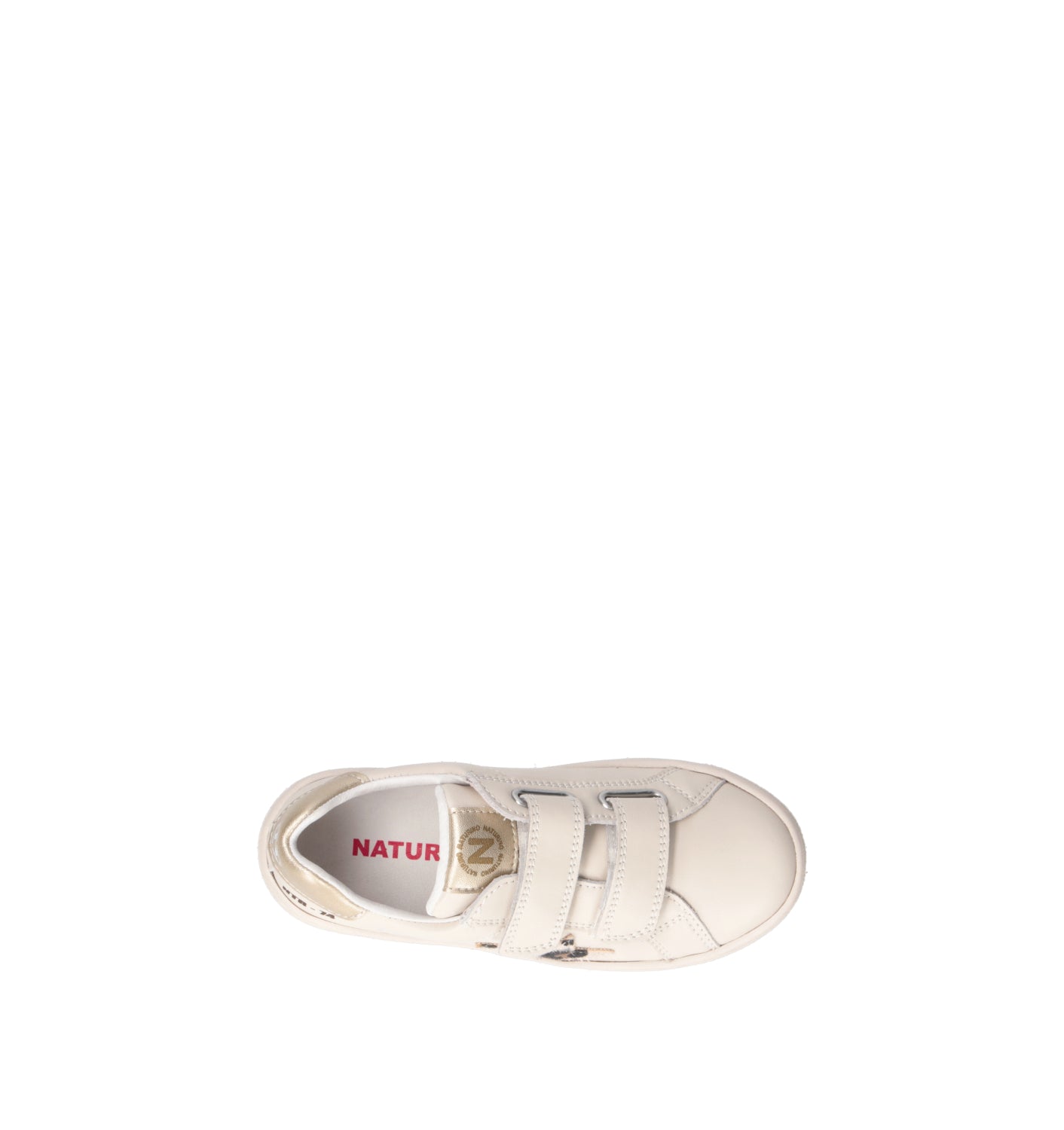 NATURINO Sneaker bimba beige in pelle