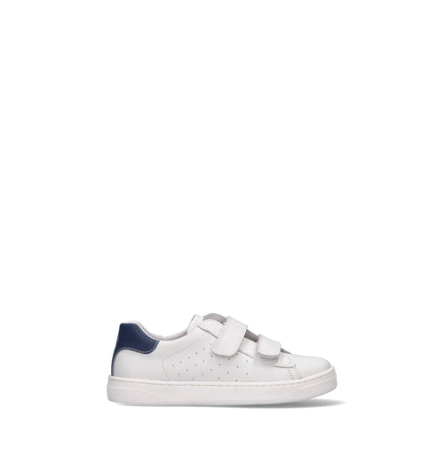 NATURINO Sneaker bimbo bianca/blu in pelle