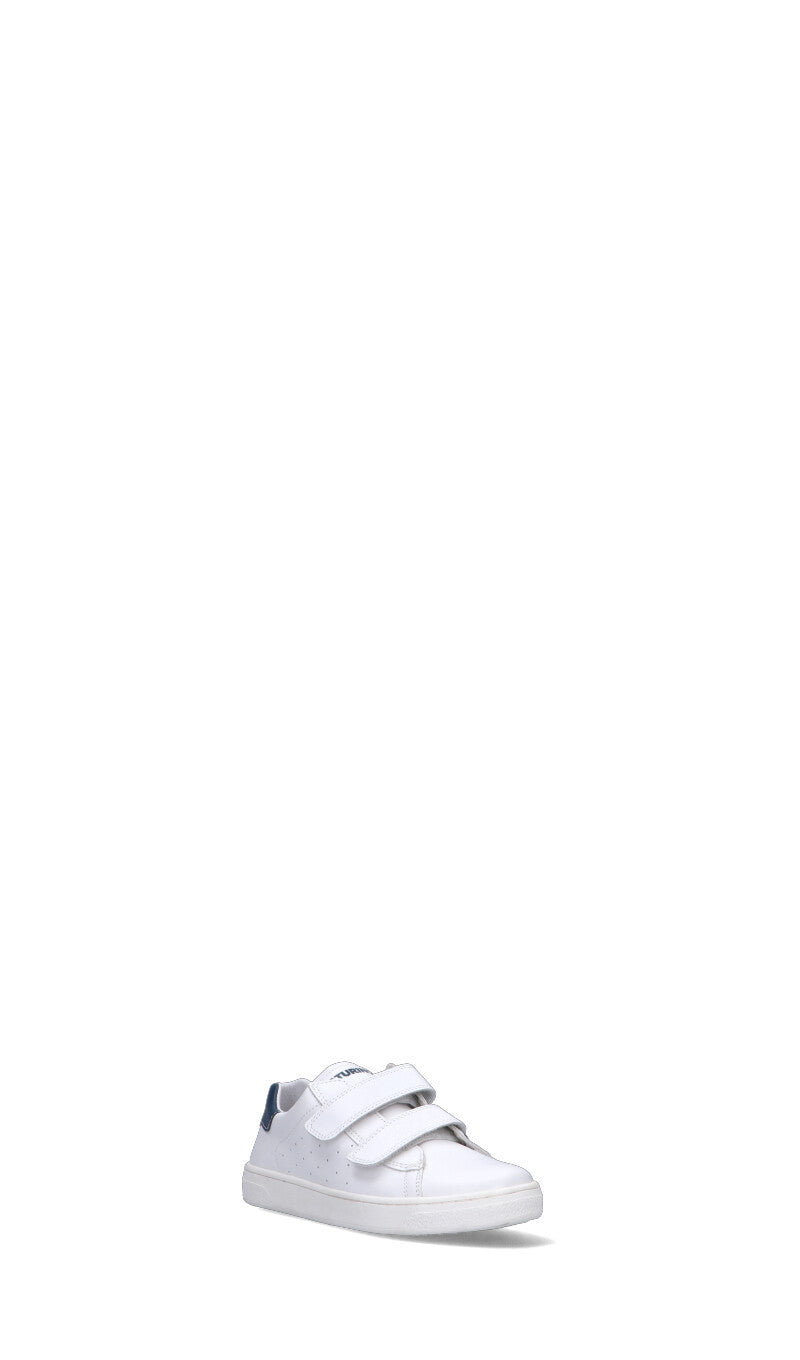 NATURINO Sneaker bimbo bianca/blu in pelle