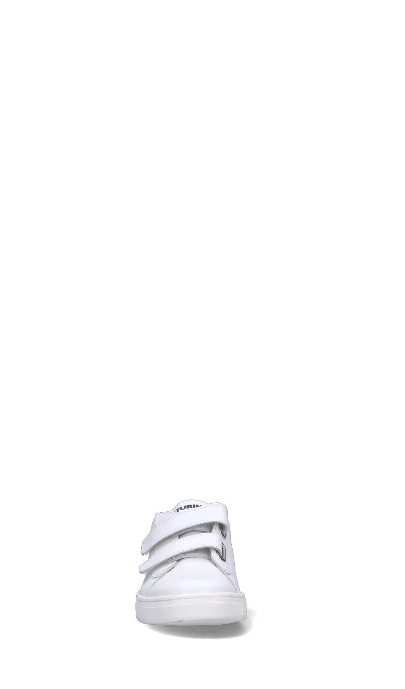 NATURINO Sneaker bimbo bianca/blu in pelle