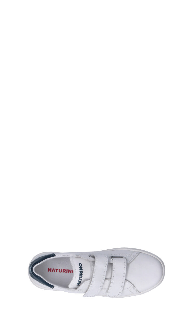 NATURINO Sneaker bimbo bianca/blu in pelle