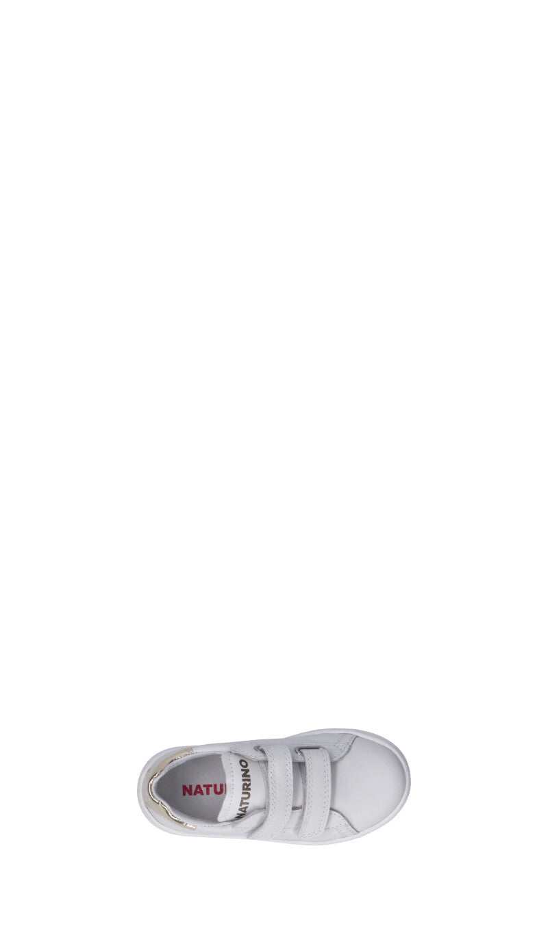 NATURINO Sneaker bimbo bianco in pelle