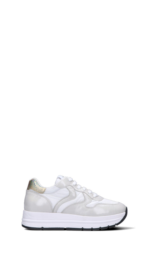 VOILE BLANCHE Sneaker donna bianca in pelle